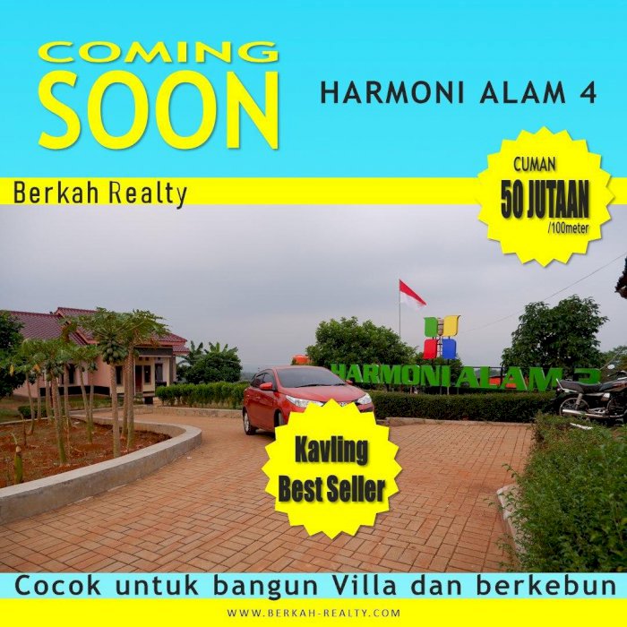 Tanah murah lokasi pinggir jalan