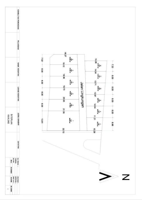 Kavling Siap Bangun Dalam Lingkungan Perumahan Jatinegara Indah