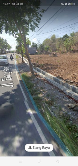 Tanah Luas 10760mÂ² Prospek Perumahan Elit di tepi jalan Elang Raya.
