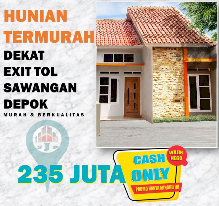 Dijual Rumah Murah Di Sawangan Depok