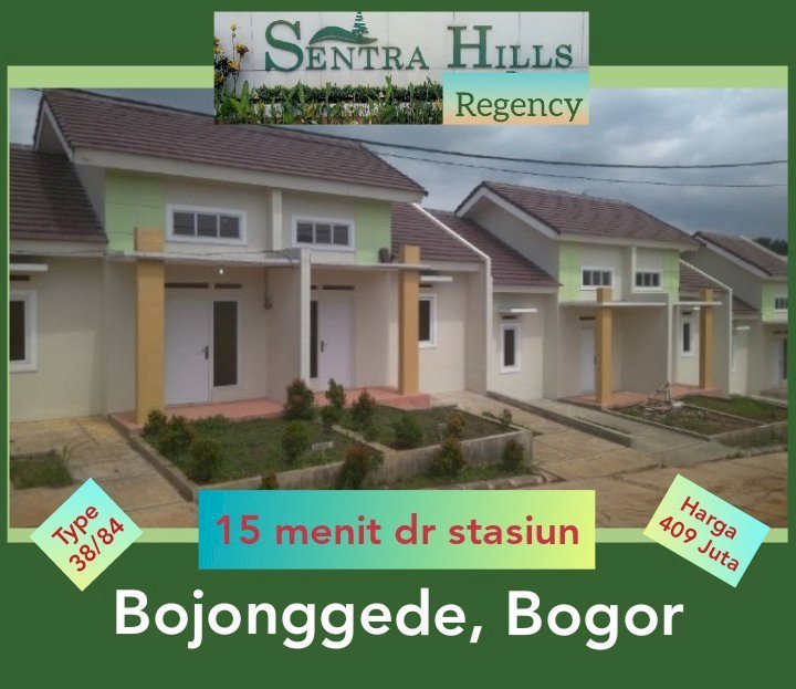  Rumah dekat stasiun Bojonggede Bogor, Rumah kluster