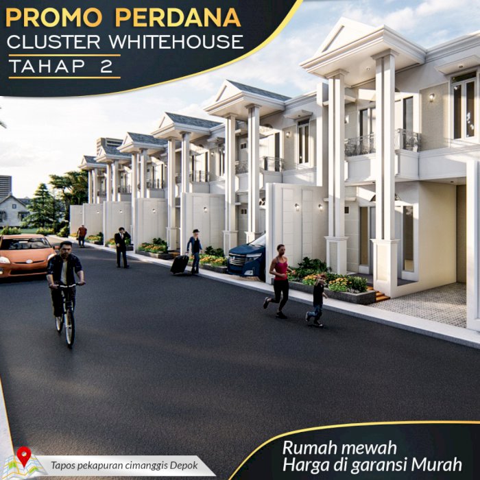 Rumah mewah 2 lantai murah di depok