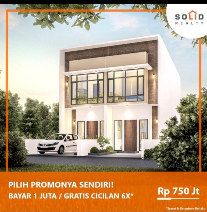 Rumah 2 Lantai DP 0% Di Depok