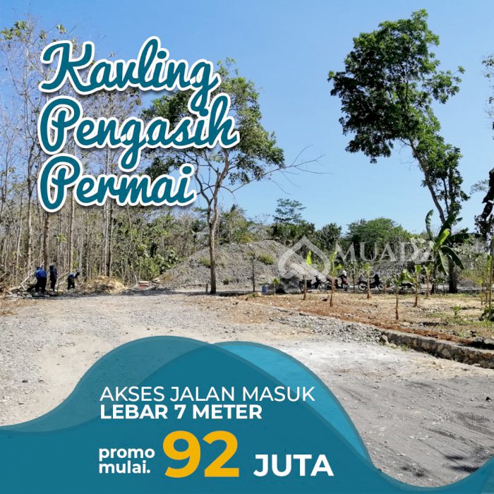 tanah kavling premium kota wates harga promo mangku jalan
