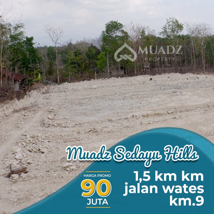 tanah murah sedayu dekat waterpark ciputra nego dibawah 100jt