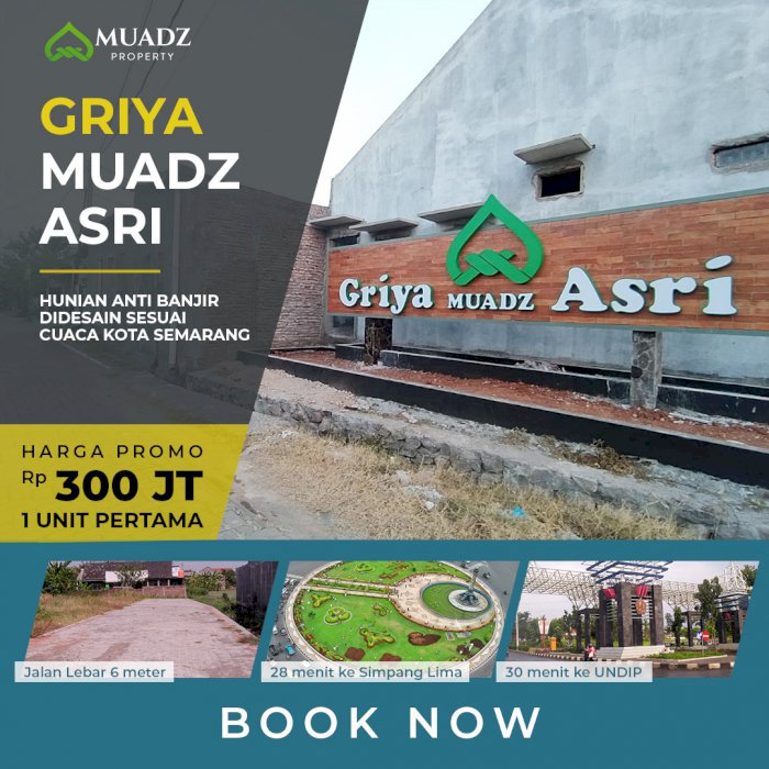 rumah kota semarang sudah ada SHM bebas banjir harga promo september