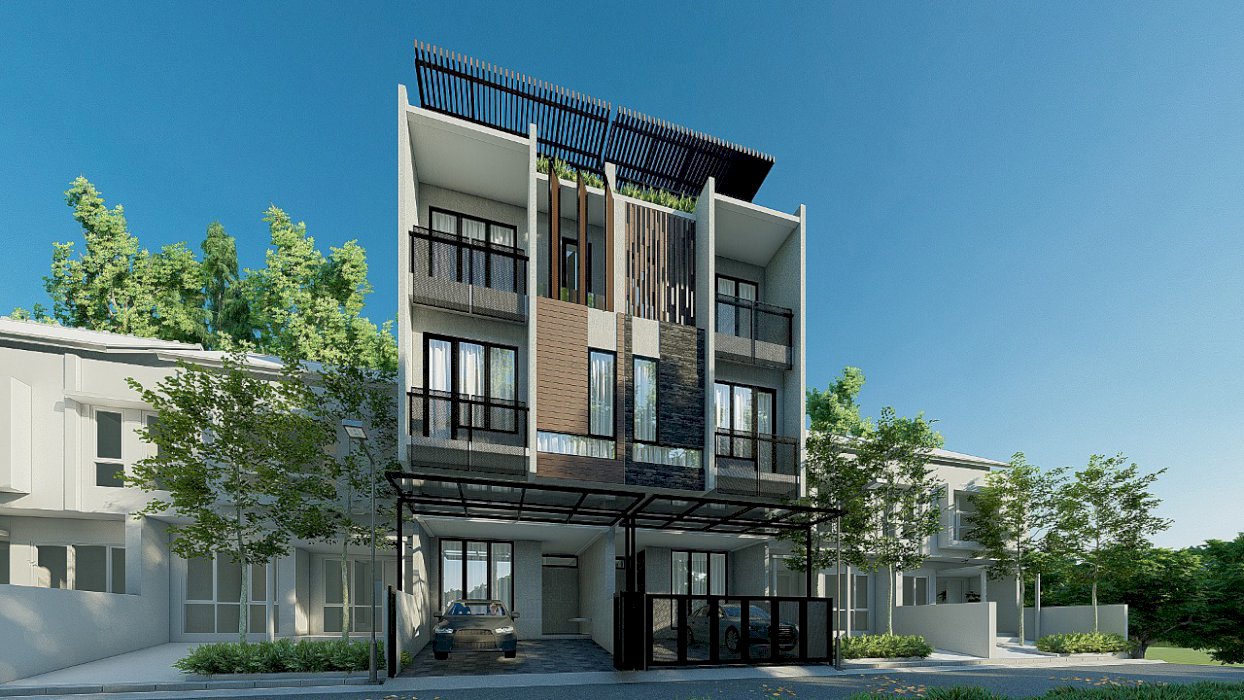 Rumah hunian nyaman di pusat kota