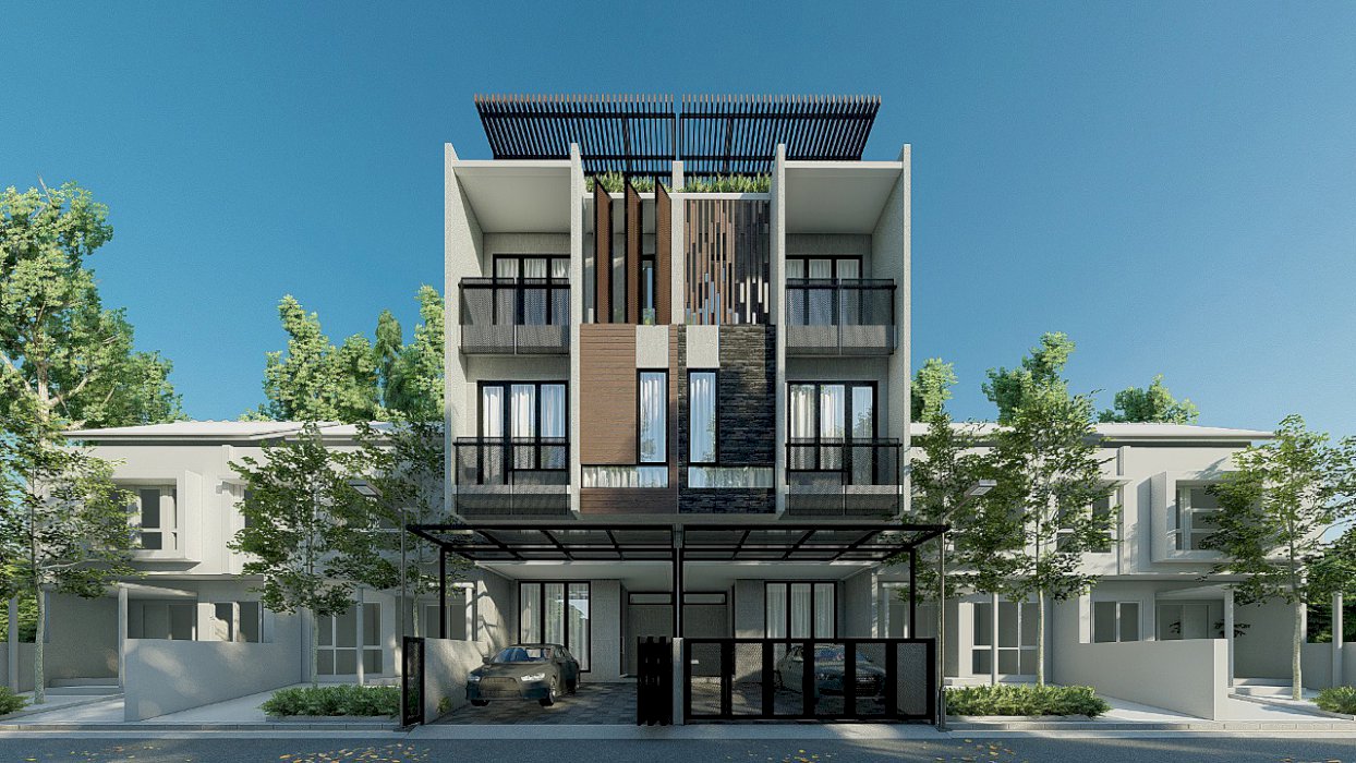 Hunian rumah nyaman di pusat kota