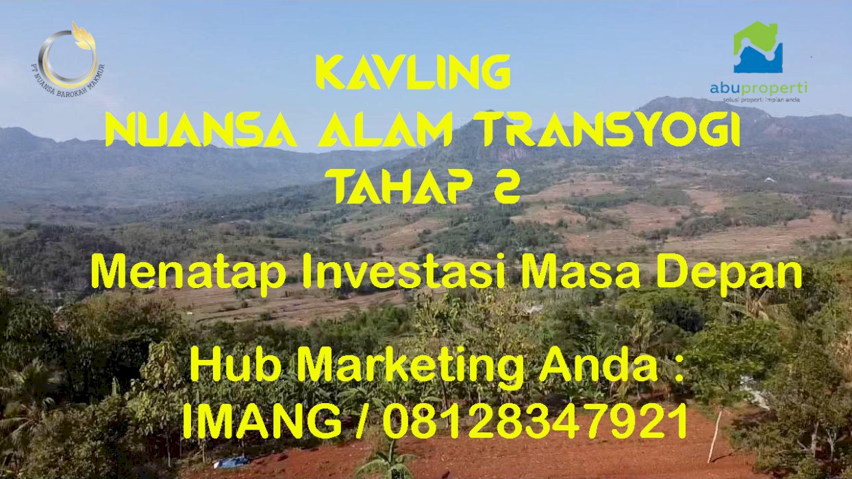 Tanah Kavling Murah Nuansa Alam Transyogi 2 Tanjungsari Bogor Timur 