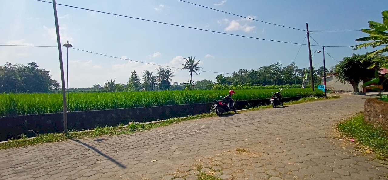 Tanah murah 2 muka di sleman