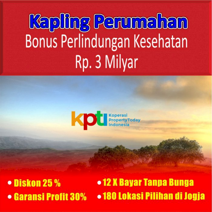 Kapling SHM Lokasi Barat Bandara YIA Kulonprogo, Diskon Hingga 25%