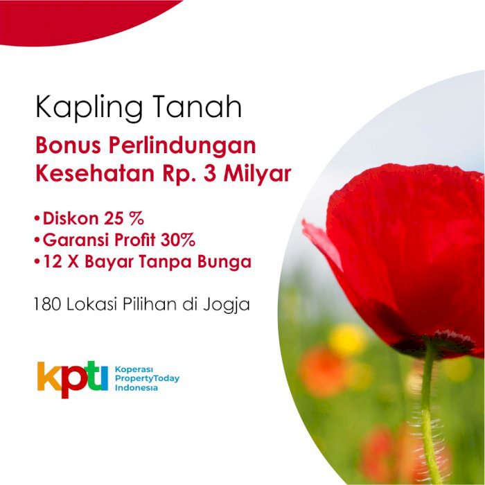 Tanah SHM di Timur Bandara YIA Potongan Hingga 25%