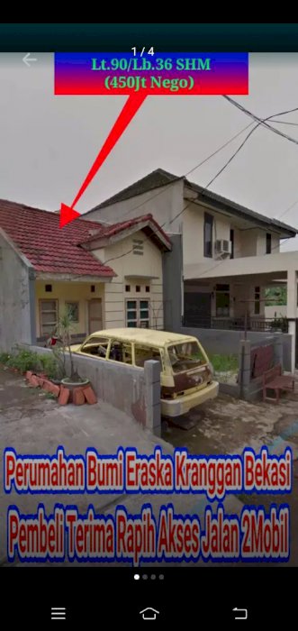 Rumah Murah DiBumi Eraska kranggan Bekasi 