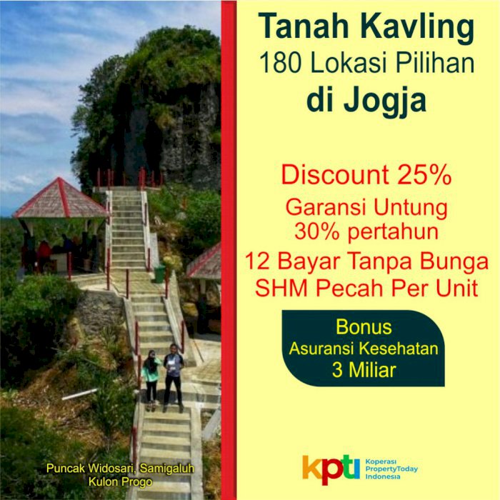 Kapling Siap Bangun Selatan Balai Kota Yogyakarta, Legalitas Terjamin