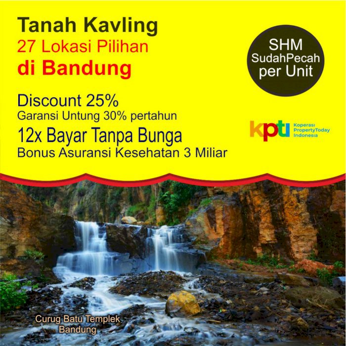 Kavling Kawasan Sunrise, Harga Murah Hanya 1 Jutaan