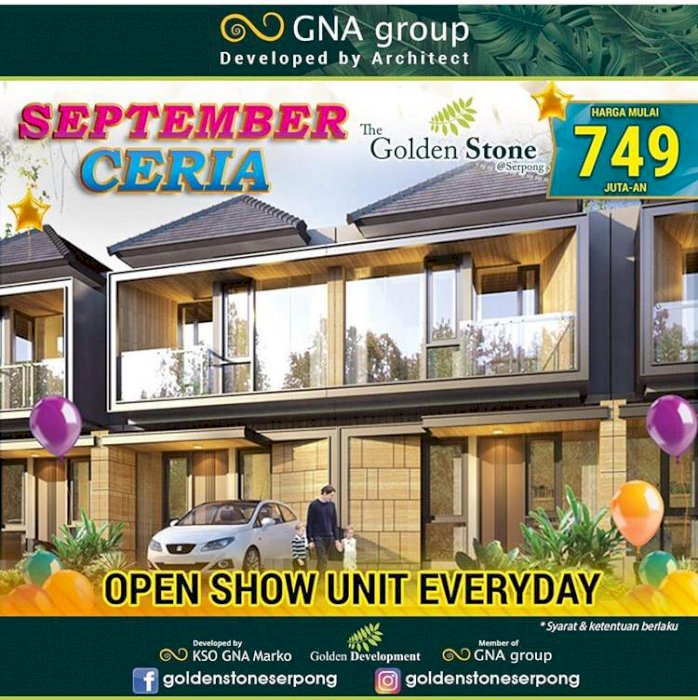 Rumah strategis dan elegan