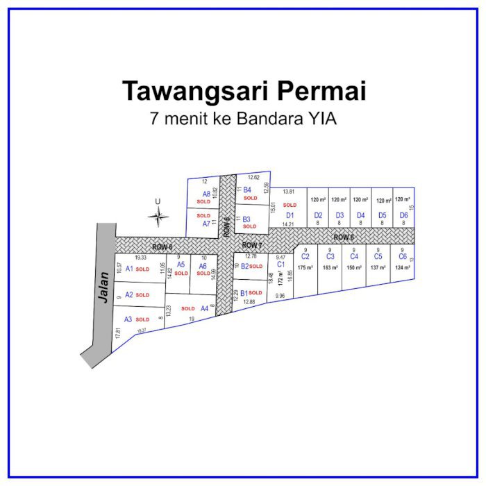 Tanah Perumahan Siap Bangun, Hanya 4 Km dari Bandara YIA Kulonprogo
