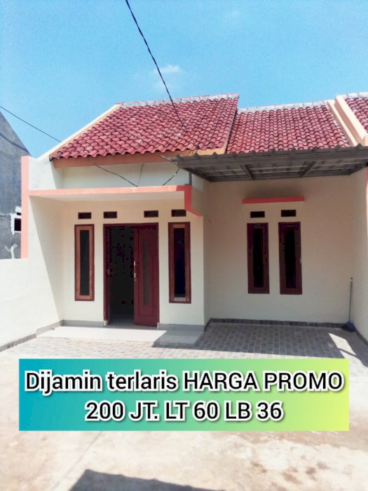 Rumah minimalis murah diDepok! promo cash keras Lt 60lb36 hanya 200 jt