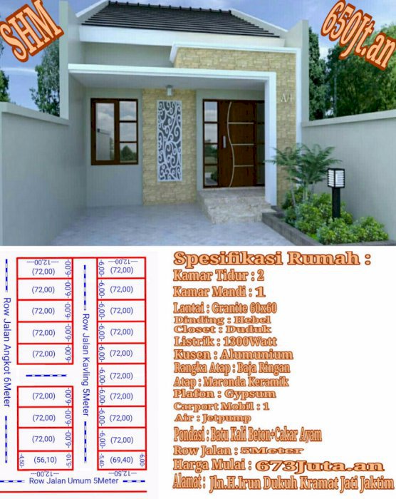 Rumah Murah Dikramat Jati Jakarta Timur
