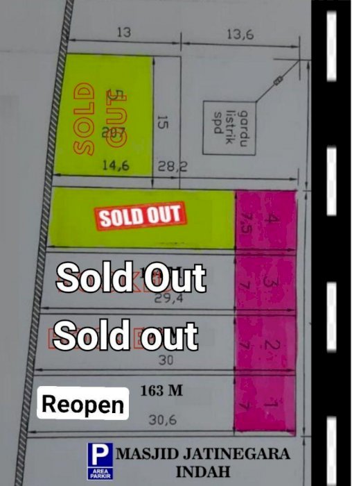 Tinggal 1 Unit saja Kavling Strategis Di jatinegara Jakarta Timur
