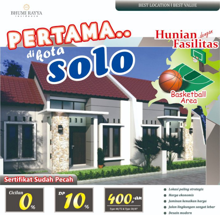 RUMAH DI SOLO LOKASI STRATEGIS
