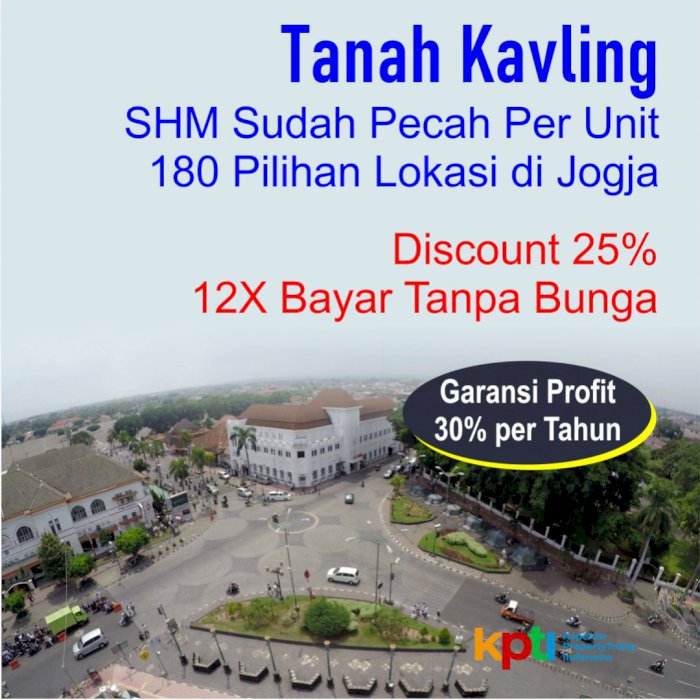 Kapling Perumahan Dekat Pemda Sleman, DISKON Hingga 25%