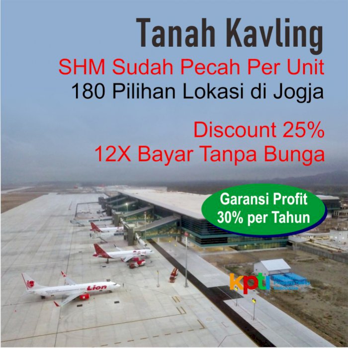  Bisa Cicil 12X, Kapling Siap Bangun, Hanya 5 Menit Ke UGM