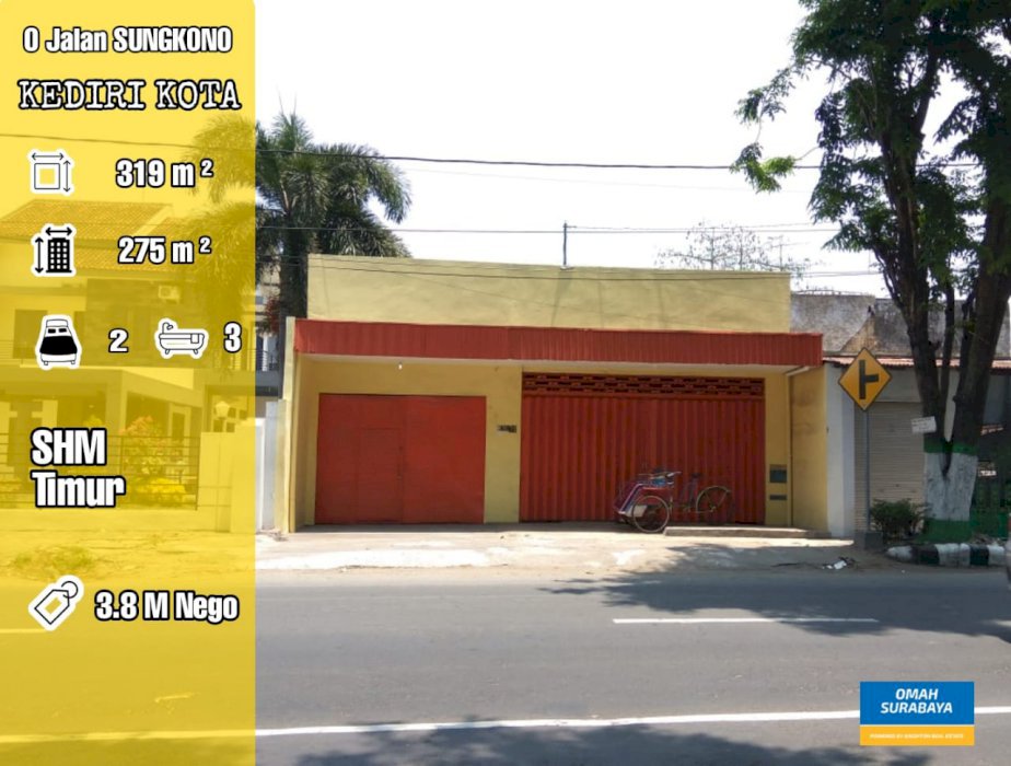 RUMAH TOKO SUNGKONO KEDIRI KOTA