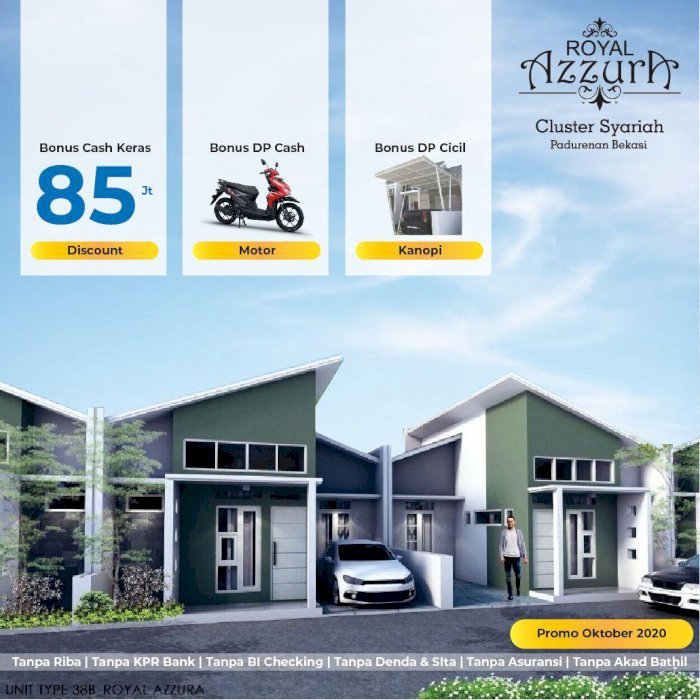 Perumahan Syariah Tanpa Bank Dikota Bekasi Royal Azzura