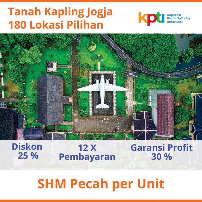 Tanah Perumahan Selatan Polres Wates, Bisa Bayar Cicil 12X