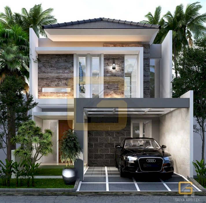 Rumah Mewah Desaign Modern Strategis Dalam Perumahan G. Anyar Emas