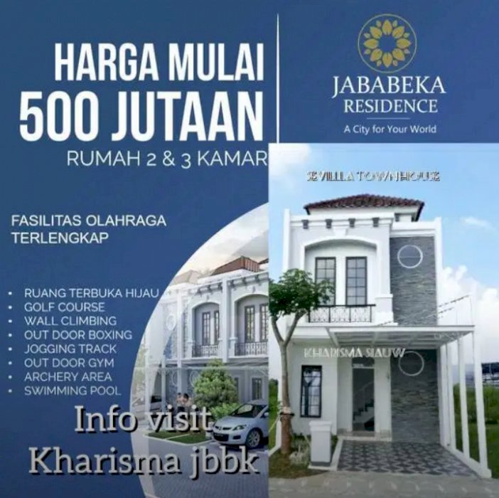 Rumah minimalis strategis sevilla Jababeka 