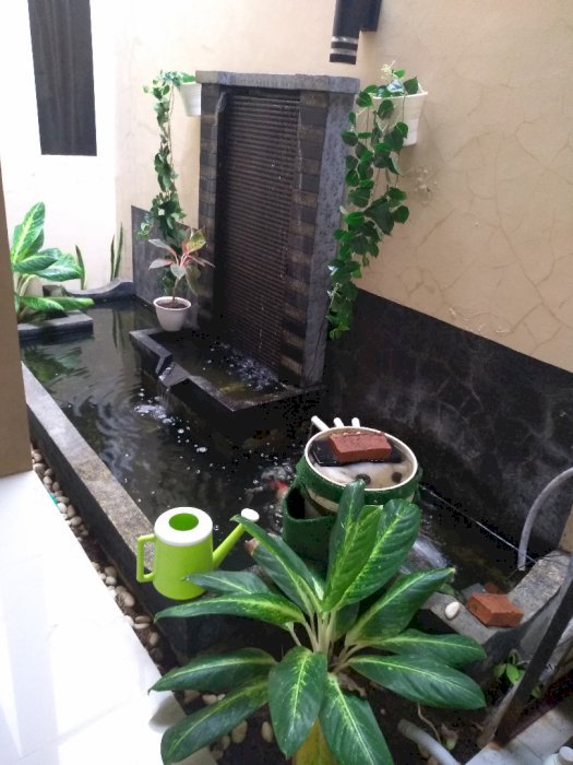 Dijual Rumah Cantik Minimalis Dengan Kolam Ikan Di Dalam