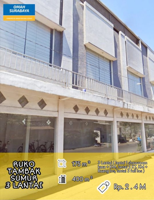 RUKO TAMBAKSUMUR 3 LT DKT WARU, PONDOK CANDRA, RUNGKUT, TROPODO