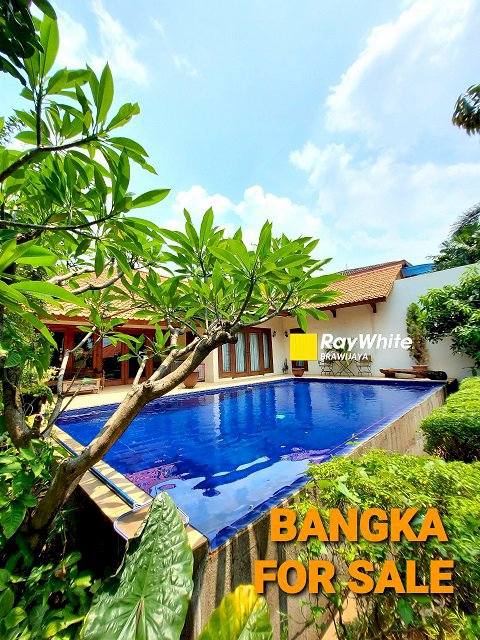 Rumah Dijual di Jalan Bangka Kemang, 1 lantai ,Siap Huni, Private Pool