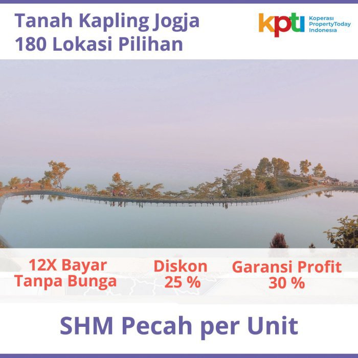 Tanah Kapling SHM Timur Bandara YIA, Diskon Hingga 25%