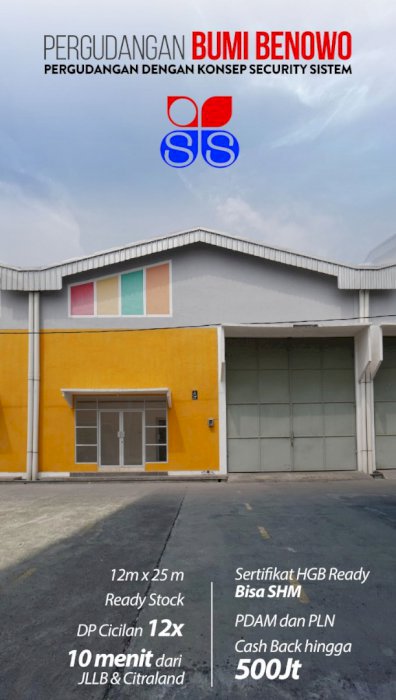 Bumi Benowo gudang strategis di Surabaya Barat strategis start 3M