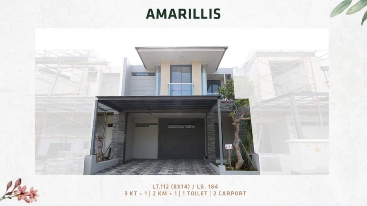 Springville Residence tipe Amarillis 2.6M FREE Biaya KPR & BPHTB