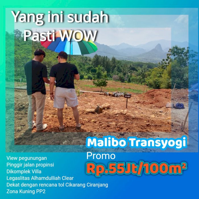 Investasi Aman Kavling Tanah Villa SHM MALIBO TRANSYOGI Bogor