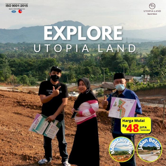 Tanah Kavling Utopia Land Buanajaya Bogor Timur Investasi Terbaik