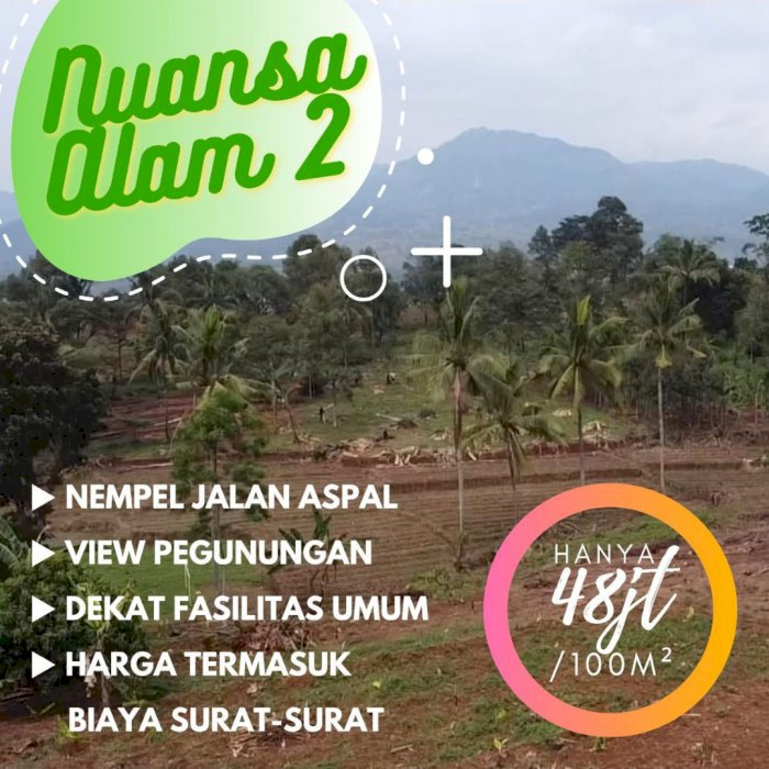 KAVLING SERBAGUNA MURAH ZONA KUNING PINGGIR JALAN RAYA SELAWANGI BOGOR