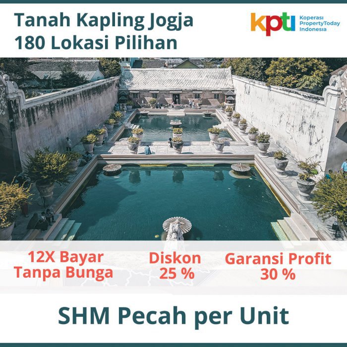 DISKON Hingga 25%, Tanah Kapling Siap Bangun Area Kampus UMY