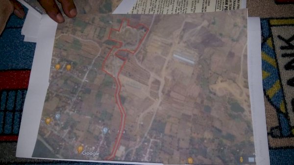 Tanah Luas Uk 10-20 Ha Daerah Industri Lengkong Nganjuk Ada Sungai 