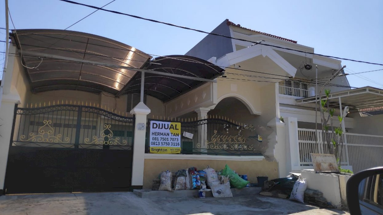 Mulyosari Timur 9x22 siap huni row 3 mobil bisa KPR