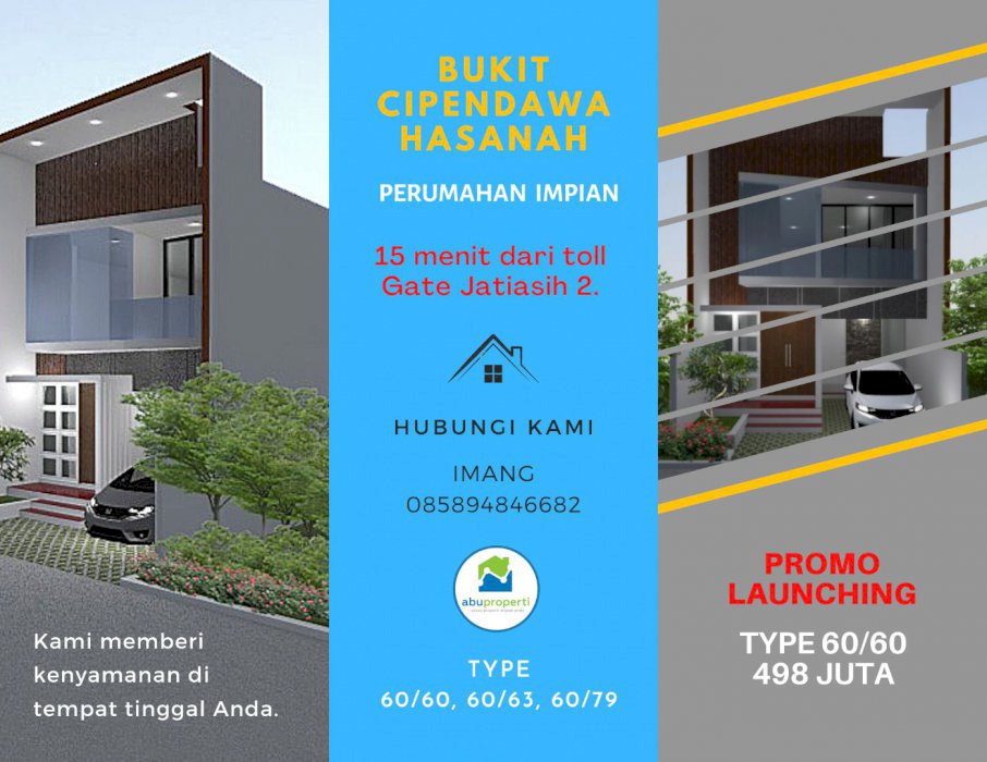 Perumahaan Syariah Bukit Cipendawa Hasanah di Jatiasih Bekasi Barat