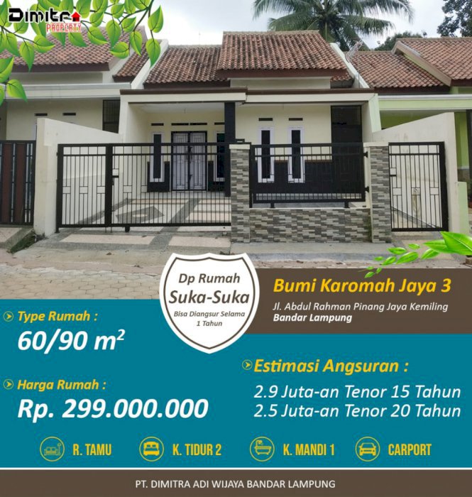 Siap Huni Rumah Idaman dengan Harga Terjangkau 