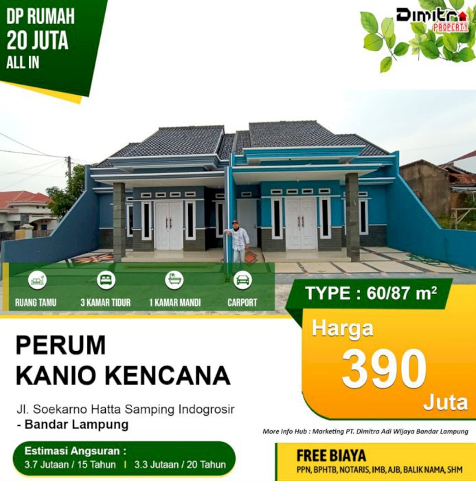 Rumah Komersil Mewah Kanio Kencana Type 60/87