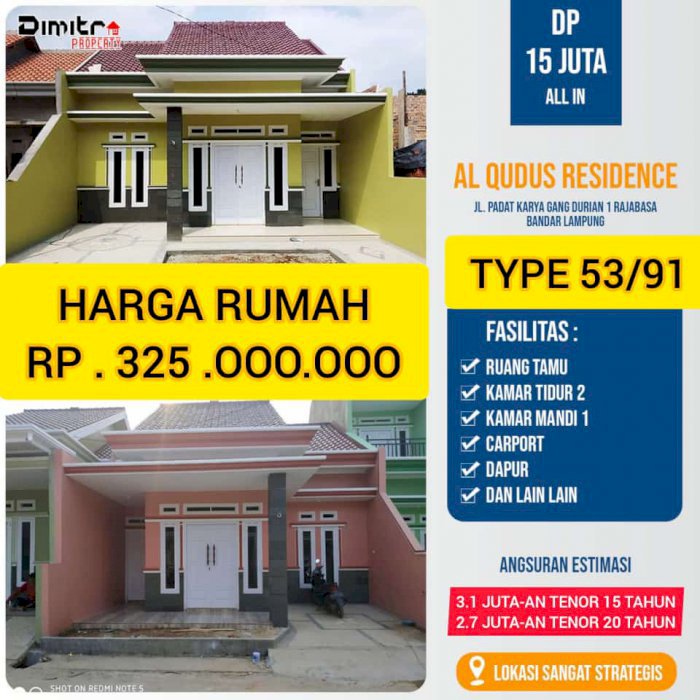Rumah Komersil Mewah Al Qudus Residence