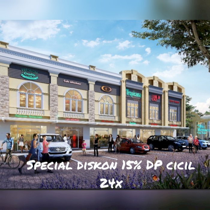 Ruko Monaco jababeka ramai padat penduduk