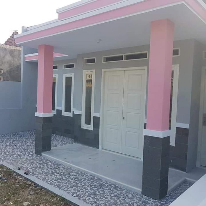 Hunian modern minimalis,  lokasi di tengah kota bandar lampung